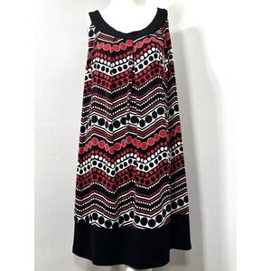 En Focus Women Polka Dot Stripe Sleeveless Dress Aline Sundress Statement 14W